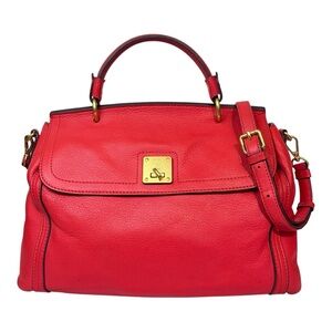 MCM Red/Orange Two Way Crossbody Bag